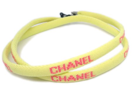 Chanel Sunglasses Strap Yellow 00T Small Good Supply