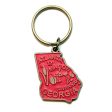 Georgia Keychain - High Quality Thick Metal State Love Key Ring Online now