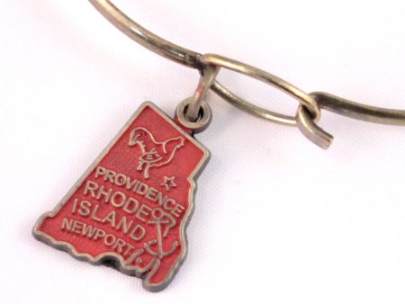 Rhode Island State Charm Bracelet, Necklace, or Charm Only on Sale