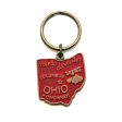 Ohio Keychain - High Quality Thick Metal State Love Key Ring on Sale