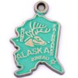 Alaska State Charm Bracelet, Necklace, or Charm Only Discount