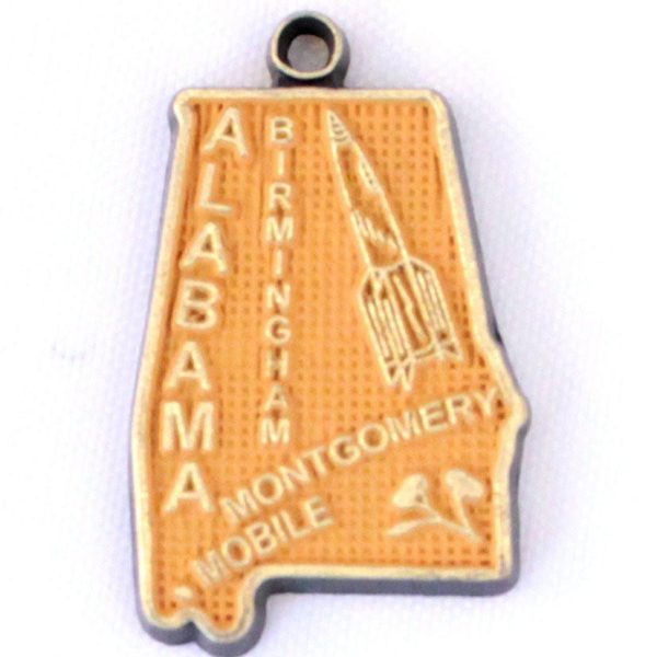 Alabama State Charm Bracelet, Necklace, or Charm Only Online Sale