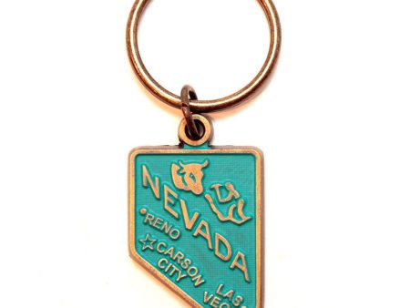 Nevada Keychain - High Quality Thick Metal State Love Key Ring Online