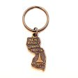 New Jersey Key Chain - High Quality Thick Metal State Key Ring Cheap