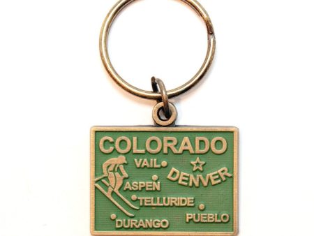 Colorado Key Chain - High Quality Thick Metal State Key Ring Online