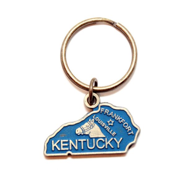 Kentucky Keychain - High Quality Thick Metal State Love Key Ring Hot on Sale