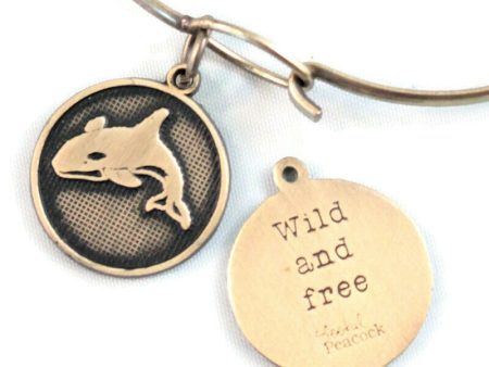 Wild and Free Token Charm Bracelet, Necklace, or Charm Only on Sale