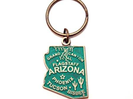 Arizona Key Chain - Hand Painted Quality Metal Keychain Online Sale