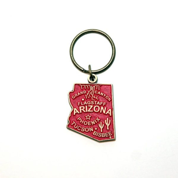 Arizona Key Chain - Hand Painted Quality Metal Keychain Online Sale