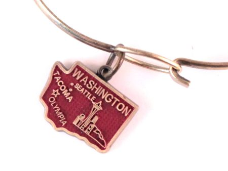 Washington State Love Charm Bracelet, Necklace, or Charm only Online