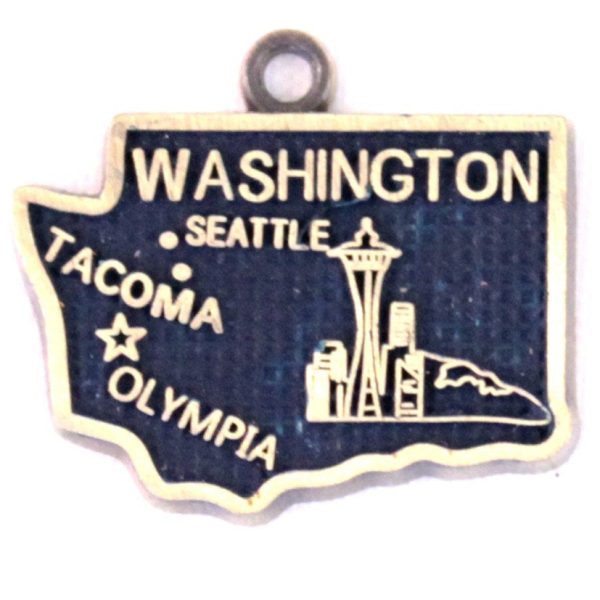 Washington State Love Charm Bracelet, Necklace, or Charm only Online