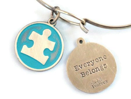 Everyone Belongs Token Charm Bracelet, Necklace, or Charm Only Cheap