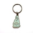 New Hampshire Key Chain - High Quality Thick Metal State Key Ring Discount