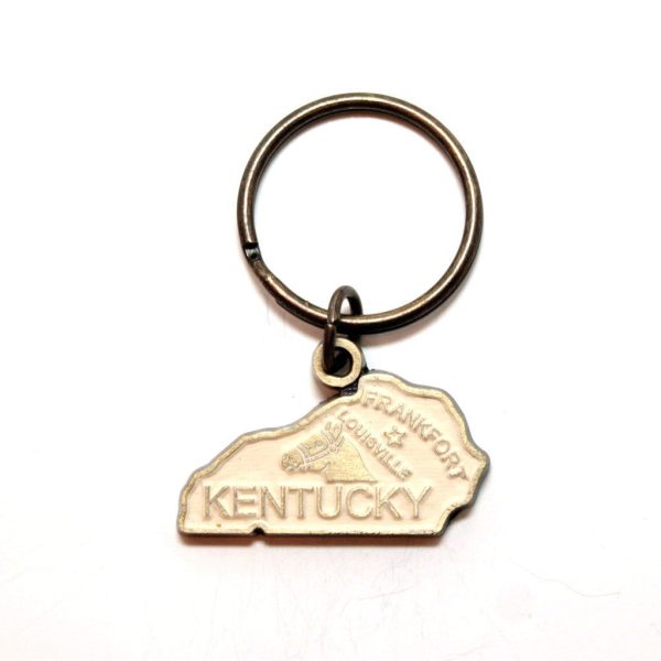 Kentucky Keychain - High Quality Thick Metal State Love Key Ring Hot on Sale