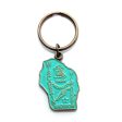 Wisconsin Key Chain - High Quality Thick Metal State Key Ring Online Hot Sale