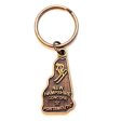 New Hampshire Key Chain - High Quality Thick Metal State Key Ring Discount