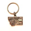 Montana Keychain - High Quality Thick Metal State Love Key Ring For Discount