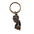 New Jersey Key Chain - High Quality Thick Metal State Key Ring Cheap