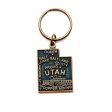 Utah Key Chain - High Quality Thick Metal State Key Ring Online Hot Sale