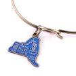 New York State Charm Bracelet, Necklace, or Charm only Online Sale