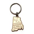 Rhode Island Keychain - High Quality Thick Metal State Love Key Ring Sale