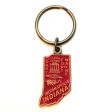 Indiana Keychain - High Quality Thick Metal State Love Key Ring For Sale