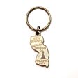 New Jersey Key Chain - High Quality Thick Metal State Key Ring Cheap