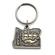 Oregon Keychain - High Quality Thick Metal State Love Key Ring Online now