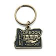 Oregon Keychain - High Quality Thick Metal State Love Key Ring Online now