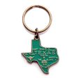 Texas Key Chain - High Quality Thick Metal State Key Ring For Discount