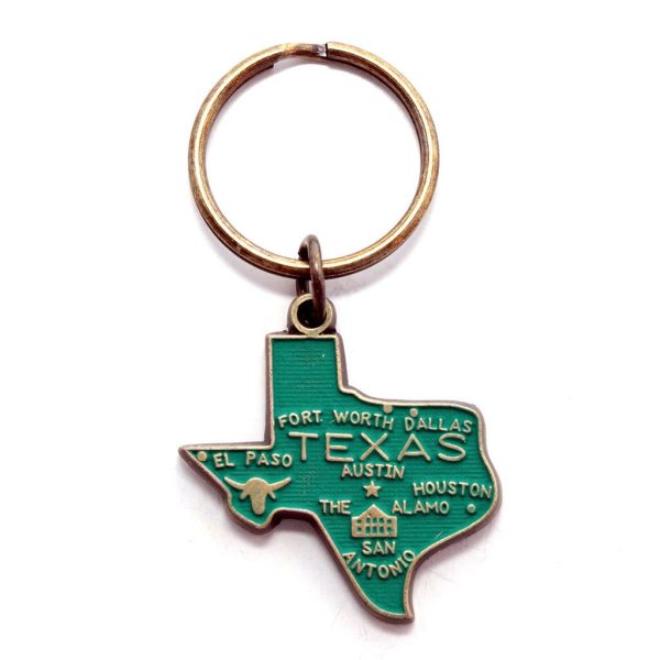 Texas Key Chain - High Quality Thick Metal State Key Ring For Discount