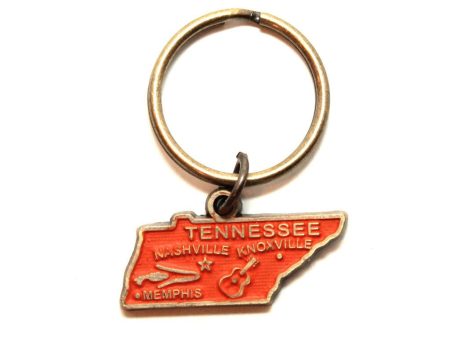 Tennessee Key Chain - High Quality Thick Metal State Love Key Ring Fashion