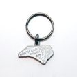 North Carolina Keychain - High Quality Thick Metal State Love Key Ring Supply