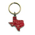 Texas Key Chain - High Quality Thick Metal State Key Ring For Discount