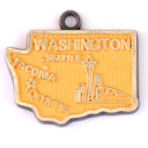 Washington State Love Charm Bracelet, Necklace, or Charm only Online