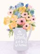 DOG133 - Lovely to Be Home Flowers - 12x16 Discount