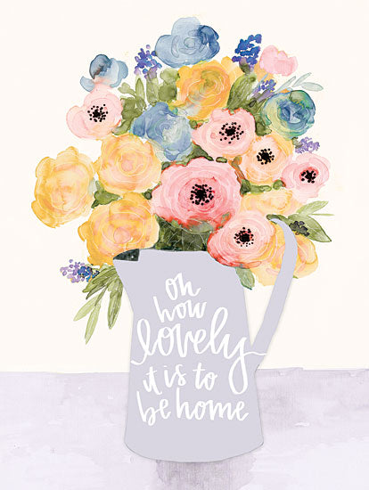 DOG133 - Lovely to Be Home Flowers - 12x16 Discount