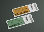 ST882 - Man Cave Tickets - 16x12 Sale